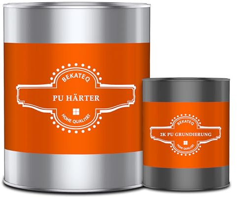BEKATEQ 2K PU Grundierung farblos 1kg lösemittelfrei für innen & aussen Asphalt & Bitumenböden sowie Beton, Stein, Estrich, Fliesen, Holz - schnellhärtend, auch bei tiefen Temperaturen BK-636PU