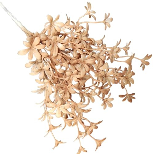 Color Fork Flowers Small Dream Orchid Furniture Floor Decoration Hotel Flower Material D Wisteria Hanging (A, 33x24CM)