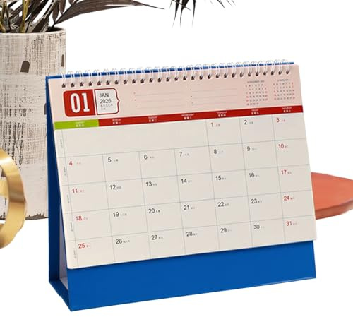Tischkalender Für Lehrerinnen Und Lehrer,2026 Planer Für Das Jahr,Kalender Für Terminplanung | Für Familie, Freunde, Schüler Und Lehrer, Zuhause, Innenbereich, Wohnzimmer, Schule, Büro