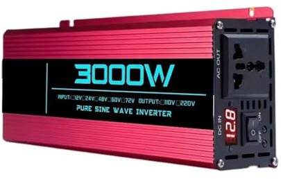 Onda Sinusoidale Convertitore Corrente Onda Sinusoidale Pura DC 12v/24v/48v/60v/72v A AC 110v/220v 6000W 5000W 4000W 3000W 1600W Convertitore Auto Solar Power Inverter(72V,220V 60Hz,3000W)