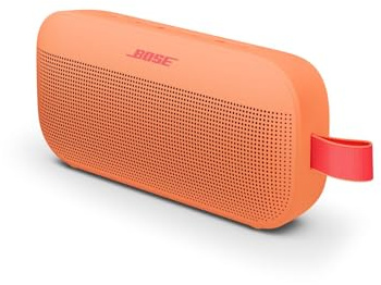 Bose SoundLink Flex bärbar Bluetooth-högtalare (andra gen), bärbar Outdoor Speaker med Hi-Fi-ljud, upp till 12 timmars batteritid, vattentät och dammbeständig, Sunset Peach - Begränsad utgåva
