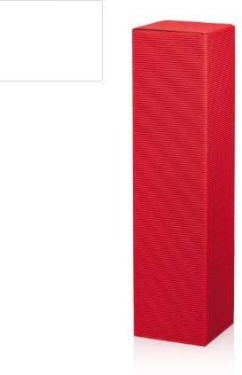 10x 1er Weinverpackung Dekowell classic rot, Geschenkkarton, Flaschenverpackung