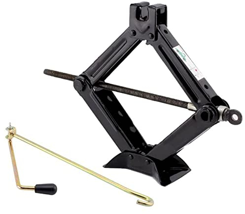 Youyijia Scissor Jack - 2 Ton Heavy Duty Lifting Jack, 85-400MM Steel, Maximum Lift Height 400MM, Emergency Car Tyre Repair Changing Tool