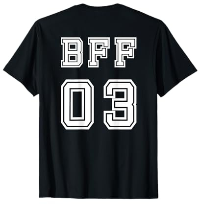 BFF 03 Migliori Amici Per Sempre Migliore Amica Maglietta