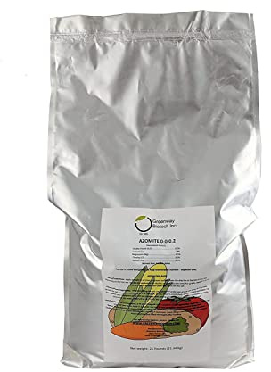 Greenway Biotech, Inc. Azomite Rock Dust Volcanic Ash Organic Fertilizer with Micronutrient & Trace Minerals- Natural Mineral Soluble Plant Fertilizers for Enhances& Increases Crop Yield (2x25 Pound)