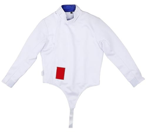 DJJYCTNM Fechtjacke für Kinder und Erwachsene, Schutzanzug für 350N-Fechtausrüstung, Florett-/Degen-/Säbel-Fechtanzug (Color : Left Hand, Size : 40#)