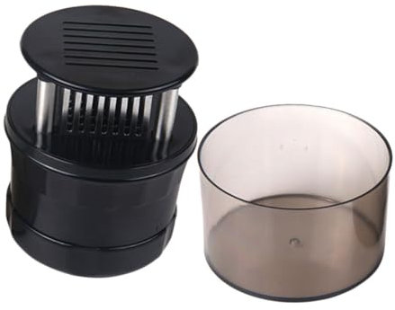 Garneck Ago per Ammorbidire La Utensile per Ammorbidire La Bistecca Acciaio Inossidabile Nero