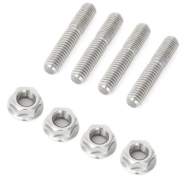 Écrou de Goujon de collecteur d'échappement, 4 pièces, for Sportster Dyna Softtail Glide Fatboy Touring Street Glide Touring Road King Touring Electra