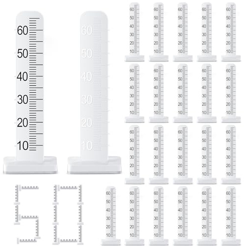 CroBlissful 50 Pcs Self Leveling Pins 2.36 Inches (60 Mm) Level Stick Pegs for Tile Stone​ Ceramic and Floor Concrete Tools