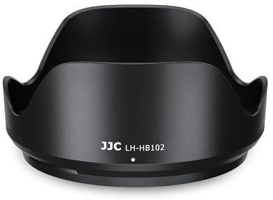 JJC Paraluce a baionetta HB-102 per obiettivo NIKKOR Z 24-120mm f/4 S e NIKKOR Z 28-400mm f/4-8 VR, sostituisce per paraluce Nikon HB-102, filtro da 77 mm e copriobiettivo supportati