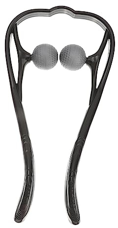 UTHCLO Nackenmassagegerät Shiatsu Tragbares Manuelles Nackenmassagegerät für Hals Verstellbare Stärke Leicht aus Pp und Tpr für Zuhause