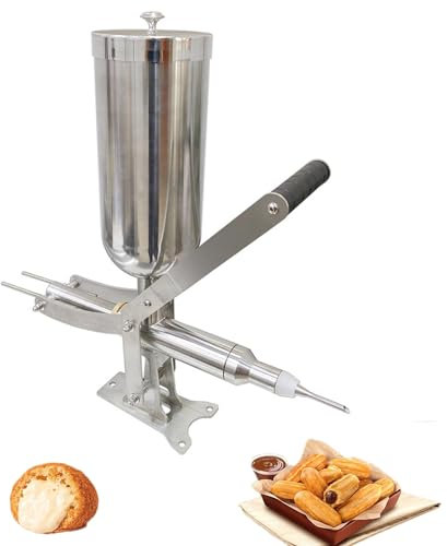 Machine de remplissage professionnelle Churro, remplissage manuel en acier inoxydable, parfait pour la cuisine et le restaurant