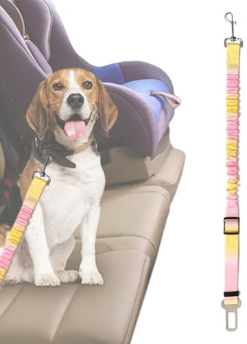 Hundbilbälte Nylon Justerbar Stötsäker Elastisk Liten Medium