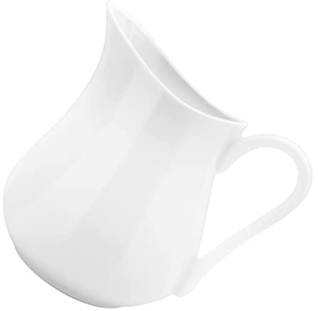 Gatuida Latte Ceramica Manico Caraffa Da Caffè Multifunzionale Versatile Per Latte Salsa Caffè Design Classico e Pratico Per Cucina Contemporanea