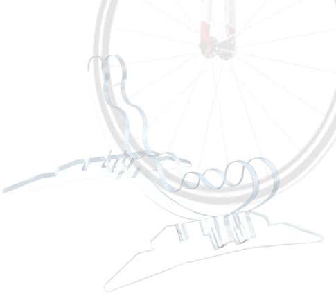 Bodenhalterung für Mountainbike, tragbar, verstellbar, Acryl, transparent – Aufbewahrungshalterung für Fahrrad, Garage, Boden – für Mountainbike, Reisen, Reisen, Zuhause, Garage, Wohnung, Parkplatz im