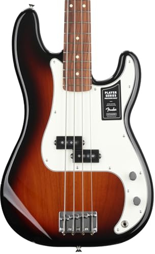Fender Player Precision Bass, 3-Color Sunburst, Pau Ferro Fingerboard