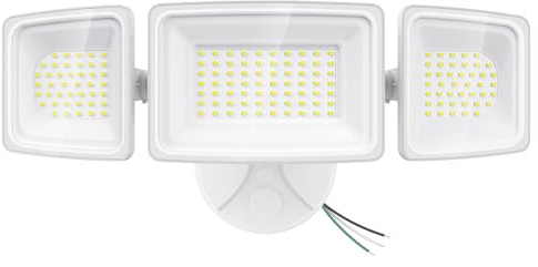 Onforu 130W LED Security Light, 13000LM Outdoor Indoor Flood Light Switch Controlled, IP65 Waterproof LED Exterior Floodlight, 6500K White Wall Mount Security Lighting for Entryway,Garage,Yard,Eave