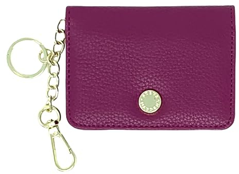 Steve Madden Bfold Kartenetui zum Anklippen mit Schlüsselring, Cranberry, Einheitsgröße, Steve Madden Kartenetui für Damen