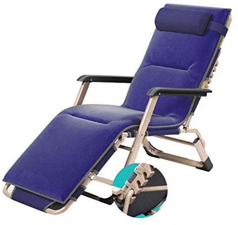 Klappbarer Liegestuhl, Balkon-/Büro-Relaxsessel, Sonnenliegen, Liegestühle, Gartenstuhl, Schwerelosigkeitsstühle, Relaxsessel, Verstellbarer, Faltbarer Loungesessel für die Terrasse im Freie