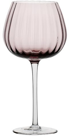 Thun Rose&Tulipani - Calice Rosa in vetro, capacità 460ml, collezione Prismia