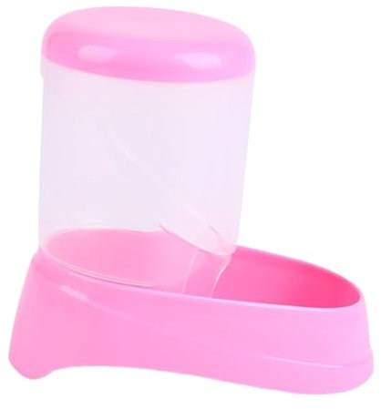 Gralara Hamster Food Dispenser, Versatile Bowl for Small Animals Such As Chinchillas And Pigeons, Pink
