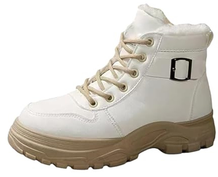 Surttan Scarponcini da Donna da Neve Stivali Neve con Caldo Foderato Scarpe da Trekking Boots Donna Sci Morbidi all'Aperto Scarponi Antiscivolo Platform Inverno Stivaletti Dopo Sci Offerta Comode