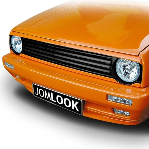 JOM Kühlergrill Kühlergitter kompatibel mit VW Golf 2 1983-1992 Schwarz 1tlg