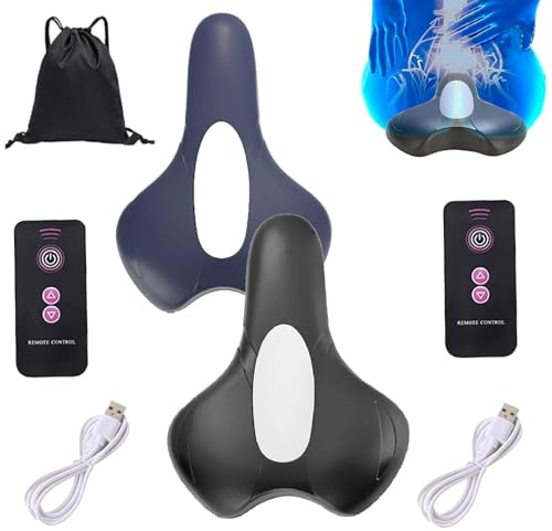 Purivon Pelvitone Pelvic Floor Trainer for Women, Purivon Pelvic Floor Exercise Devices, Pelvic Floor Strengthening Device, 4-Speed Adjustment, Intelligent Remote Control, USB Charging (Black+Blue)