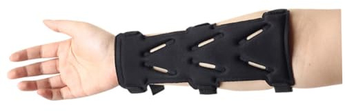Toddmomy Elastischer Armschutz Bogenschießen Armguard mit Verstellbaren Bändern Atmungsaktiv für Damen Herren Schützen Unterarm Schutz Beim Schießtraining