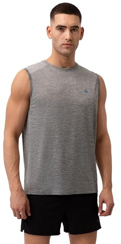 DANISH ENDURANCE Träningslinne, Gym, Ärmlös, för Män, 1 & 2-Pack | Ärmlöst träningslinne, andas & torkar snabbt, återvunnet stretchmaterial för löpning & gym