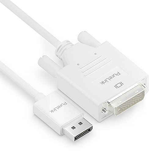 PureLink DisplayPort DVI Kabel 1920x1200 WUXGA vergoldete Kontakte 3,0m | Vergoldete Steckkontakte für DisplayPort zu DVI Verbindungen mit PC, Monitor, Projektor oder Set-Top-Box
