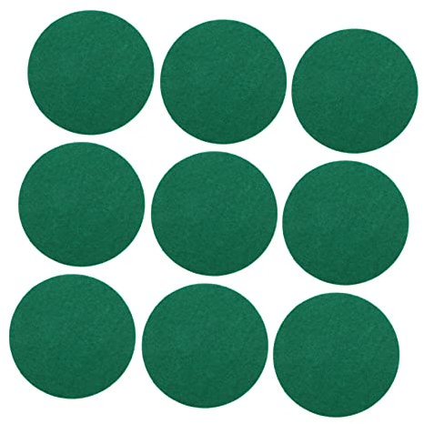 Anneome 10stücke Zubehör Für Airhockey Runde Pads Für Eishockey-schläger Air-Hockey-schlägerpolster Aus Polyesterfaser Einfach Zu Kleben Langlebig Und Verschleißfest