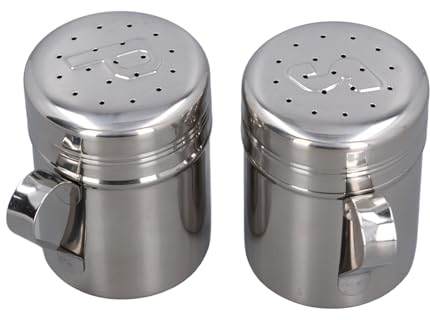 Bouteille D'assaisonnement Sel-poivre en Acier Inoxydable Haofy, Conception en Forme de S en Forme de P, Adaptée à les Types D'assaisonnements, Conception à Fermeture étanche,