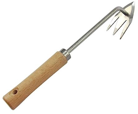 Kisangel 3piezas Extractor De Malezas Manual Mango De Madera Herramienta Multi Función Para Jardinería y Cuidado Del Jardín Para Remover y Desmalezar