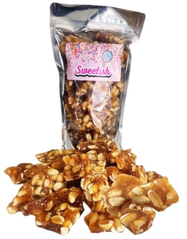 Peanut Brittle │ 500 Gram Sharing Bag │ 500g │ Assorted Sweet Pick and Mix for Parties, Gifts, and Sharing By Sweetish
