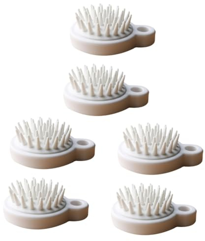 Ipetboom 6stücke Kopfhaut Massagebürsten Haarreinigung Sanfte Peeling-bürsten Für Kopfhautpflege Geeignet Für Haartypen Und Altersgruppen Hochwertigem Und Tpe