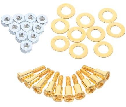 Beavorty 10sets Viti Di Ricambio Per Tagliacapelli Kit Di Riparazione Dadi e Guarnizioni Per Viti Di Fissaggio e Regolazione Parti Di Sostituzione Compatibili Vari Modelli Di Tagliacapelli