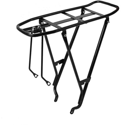 Portabicicletas Trasero para Bicicleta, Capacidad Portabicicletas Portaequipajes con Reflectante, Ajustable de Liberación Rápida de Montaña Carretera