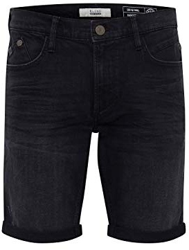 Blend grilitsk herr jeans shorts kort denim byxor i förstörd utseende av stretchmaterial slim fit