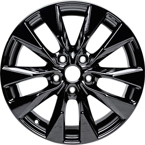 New 17 17x6.5 Black Aluminum Alloy Wheel Rim Fits Nissan Sentra Midnight 2016 2017 2018 2019 | ALY62730U45N