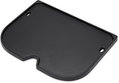 Weber Lumin® Compact Griddle – Porcelain‑Enameled Cast‑Iron Griddle Plate for Lumin Compact Electric Grill, Non‑Stick Surface for Breakfast, Veggies & More