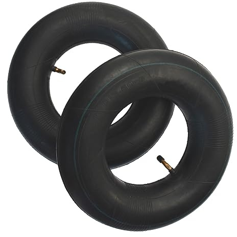 2 x Schlauch für Sackkarren Reifen 4.10/3.50-6'' 4.00-6'' Innenschlauch für Sackkarrenrad Standardschlauch mit Schrader-Ventil Ersatzschlauch