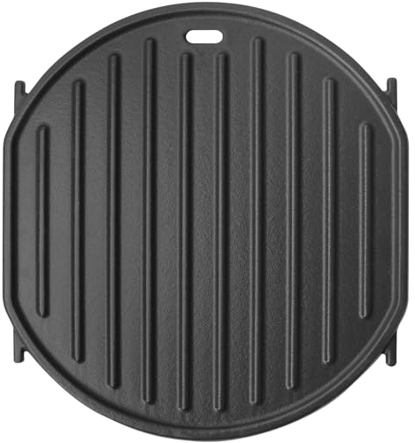 PETKAO Griddle Plate for Weber Gourmet BBQ System Sear Grates Replacement Parts for Weber GS4 Spirit II 200/300, GS4 Genesis II E-310, LX S-440 & GBS Accessories, Cast Iron, 1PC