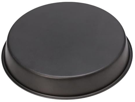 SkyjOy Plato Pizza Plato Hondo Redondo for Pizza, Bandeja Antiadherente for Tartas, Herramienta de Cocina for Hornear, Acero de 24cm Plato Pizza Horno (Color : 22cm)