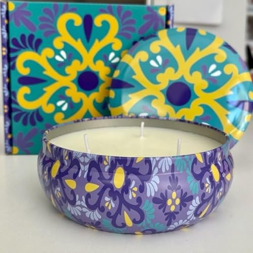 Maxi candela colors Citronella e lavanda Antizanzara