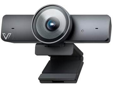 AV Access 4K Conference Room Camera, 1/1.8 CMOS, Gesture Control | Auto Framing, Presenter Tracking, Individuals Gallery, Dual Noise-Canceling Mics, Privacy Cover, 120° FOV, ePTZ 5X Zoom