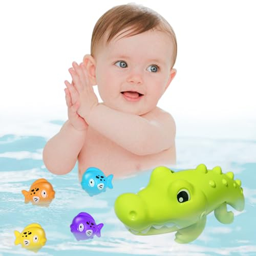 ARONRAVE Badewannenspielzeug,5 Stück Badespielzeug Baby ab 1 Jahr Badespielzeug Ba-by Wasserspielzeug Kinder Wasserspielzeug Baby für Kinder Kleinkinder ab 1 2 3 4 Jahr