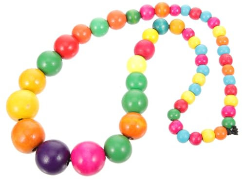 SAFIGLE Bunte Perlen Halskette Für Damen Boho Perlenkette Farbige Halskette Halsschmuck Perlenketten Damen Halsketten Schlüsselbeinkette