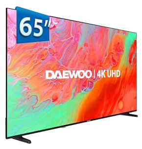 Daewoo 65DM65UV 2025 65 - Smart TV 4K Ultra HD HDR 3840 x 2160, Dolby Vision, Diseño sin Marcos, Dolby Audio