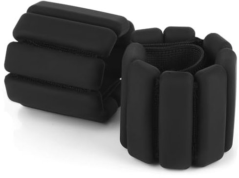 2 Piezas Juego de pesas de muñeca para tobillo - Pulsera Pesos Ajustable para Ejercicio,Caminar,Correr,Yoga,aeróbicos,Pilates(900G)